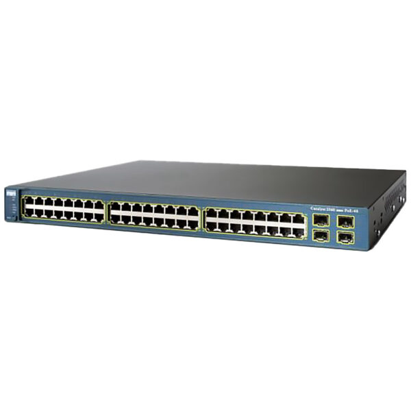 سوئیچ شبکه سیسکو WS-C3560-48PS-S (استوک / در حد نو)